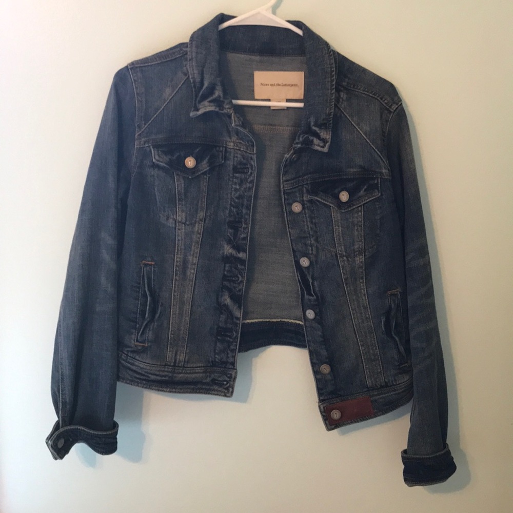 Jean jacket with dark wash